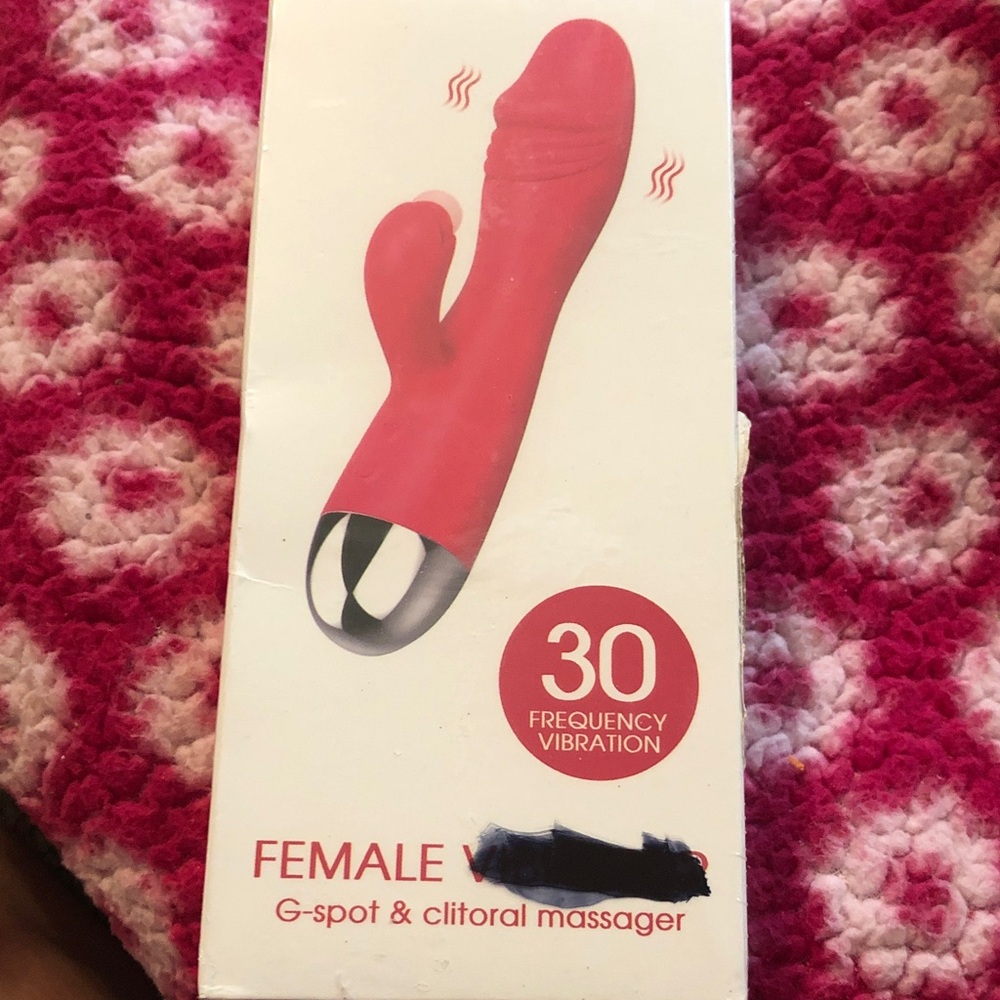 Red Silicone G-Spot & Clitoral Massager - 30 Frequency Vibrations